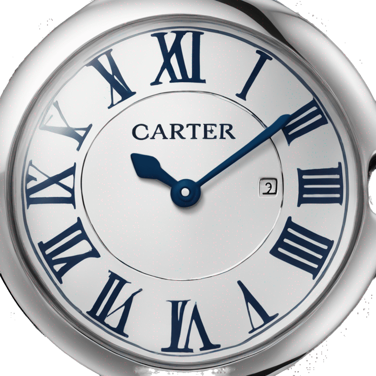 Cartier ballon bleu silver  emoji