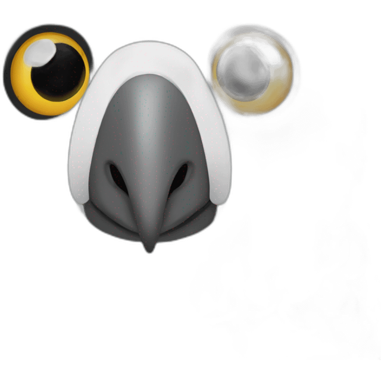 african grey parrot emoji