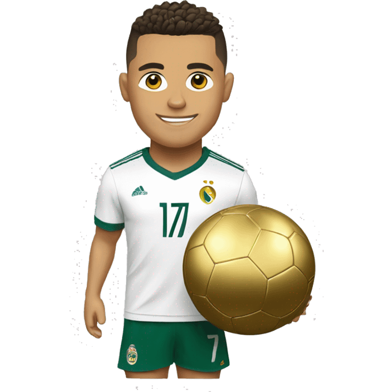 Ronaldo avec dix ballon d'or  emoji