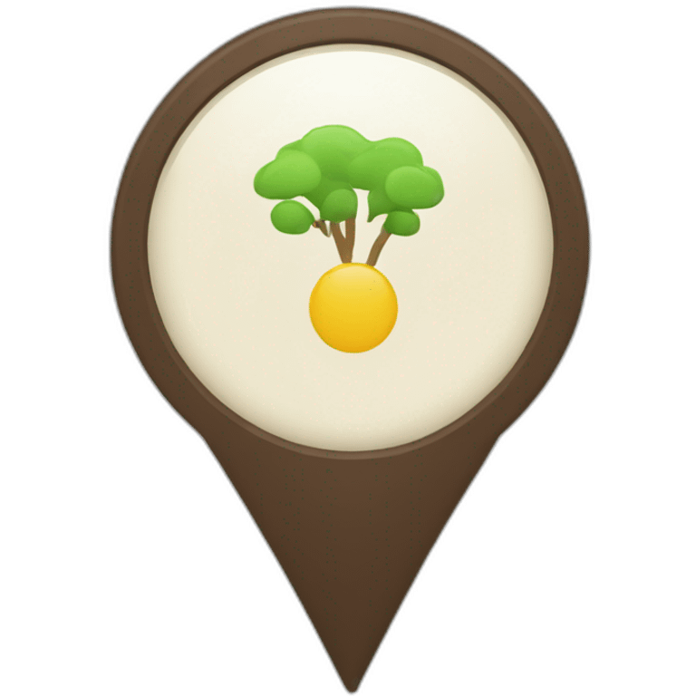 simple map pin emoji