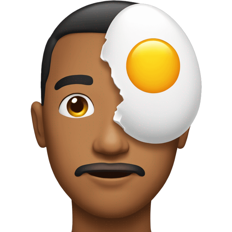 Egg on man’s face emoji