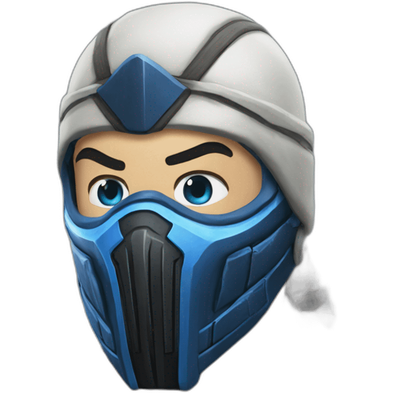 sub zero, hero from mortal kombat emoji