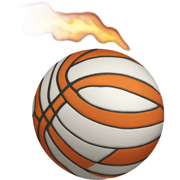 Fire basketball  emoji