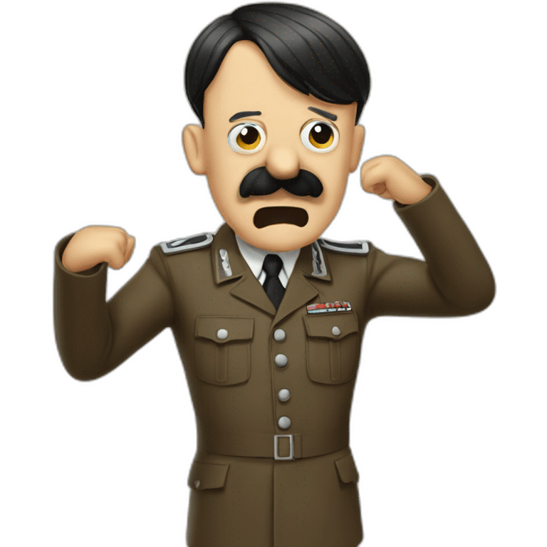 Adolf hitler qui dab emoji