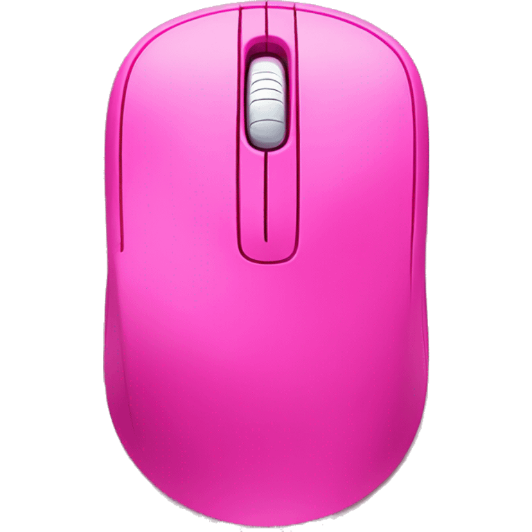 Pink “computer mouse” with hot pink accents  emoji