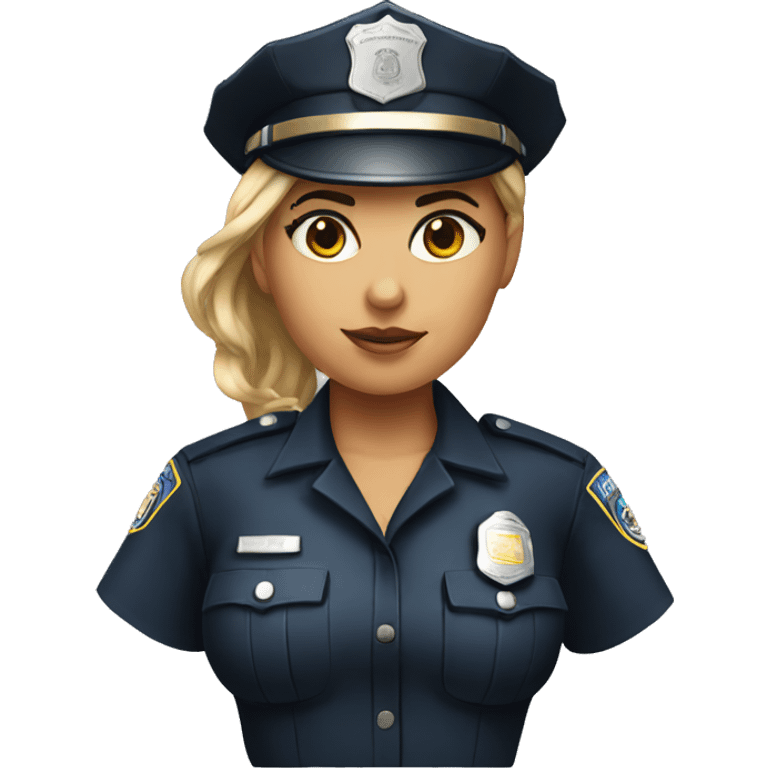 Sfw female cop emoji