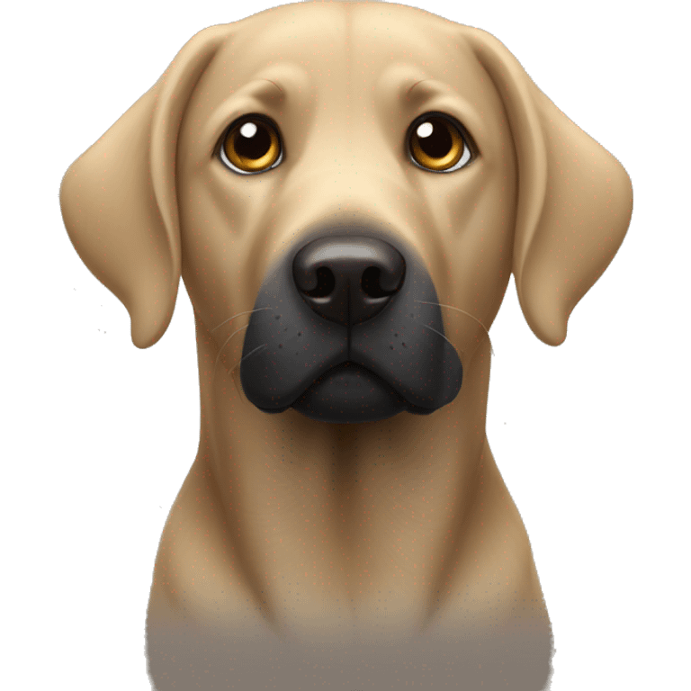 Black Labrador Doug emoji