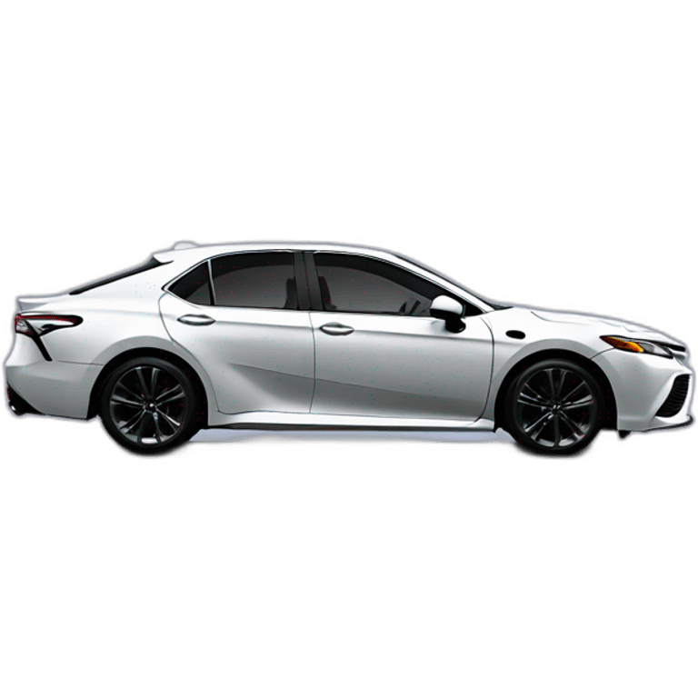 Side profile of a 2021 Toyota Camry Nightshade emoji