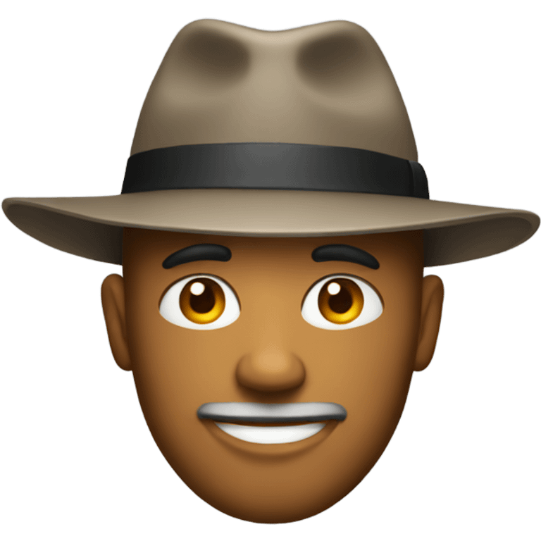 Man with hat emoji