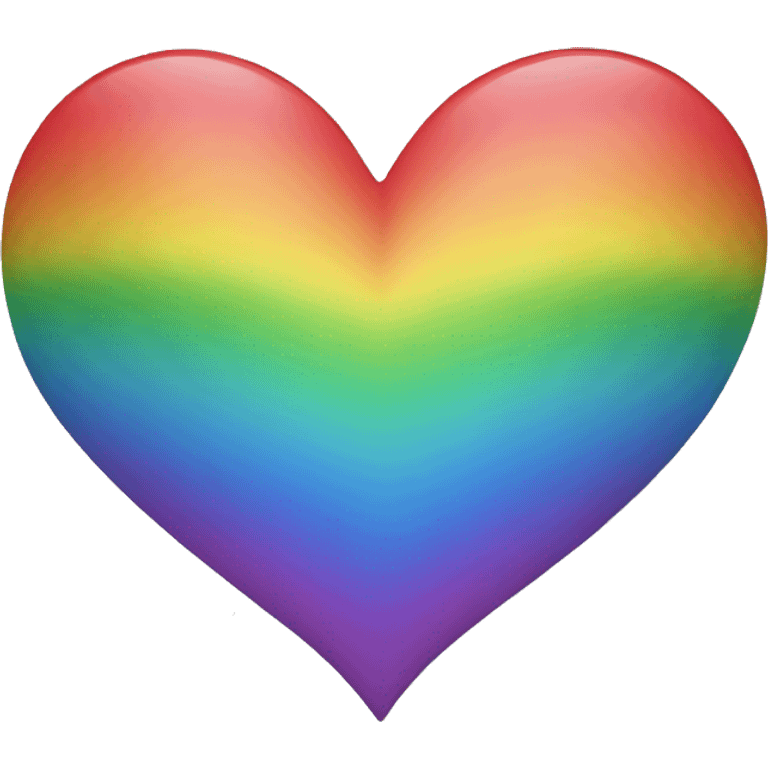 Rainbow heart emoji