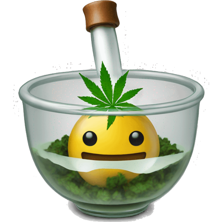 i want a bong with weed packed in the bowl emoji