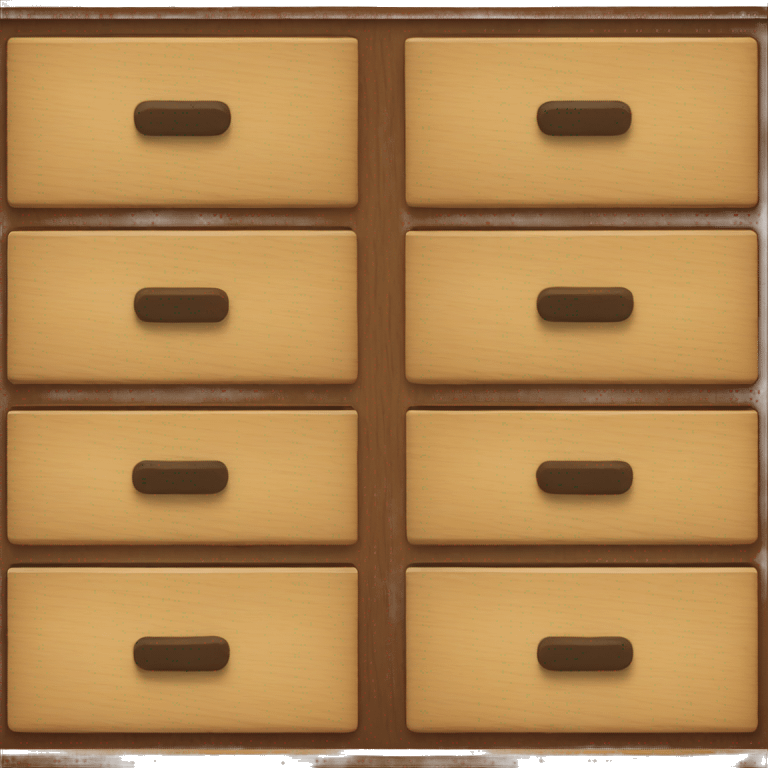 Wooden drawers emoji