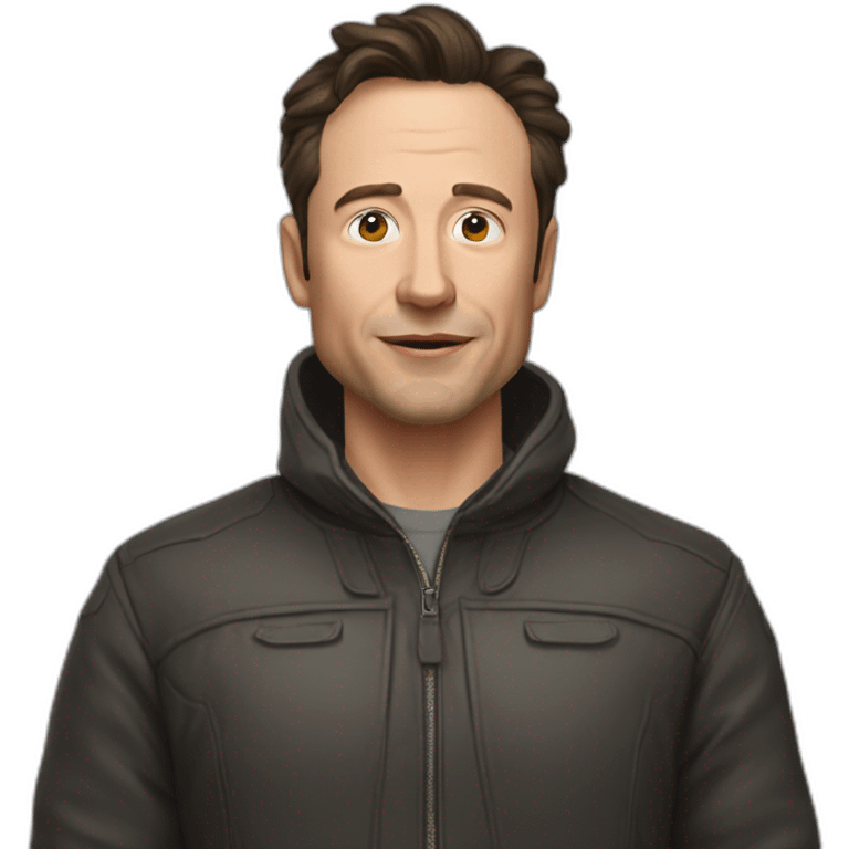 Musk content maléfique emoji