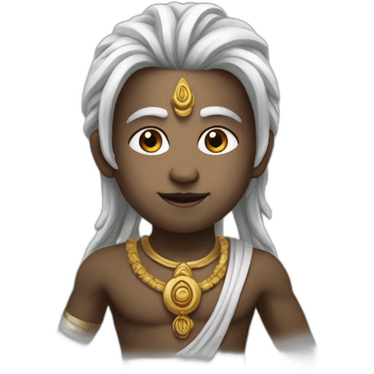 Mahadev in little child emoji