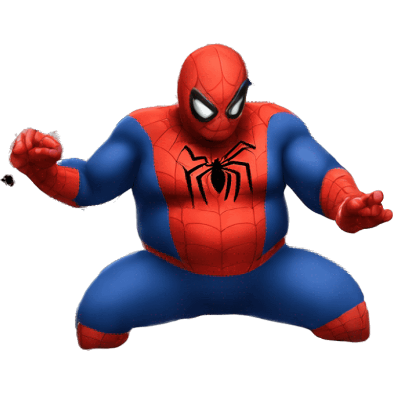 Fat fat fat spiderman emoji