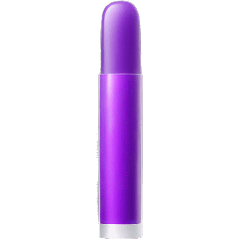 Purple tube of lip gloss  emoji