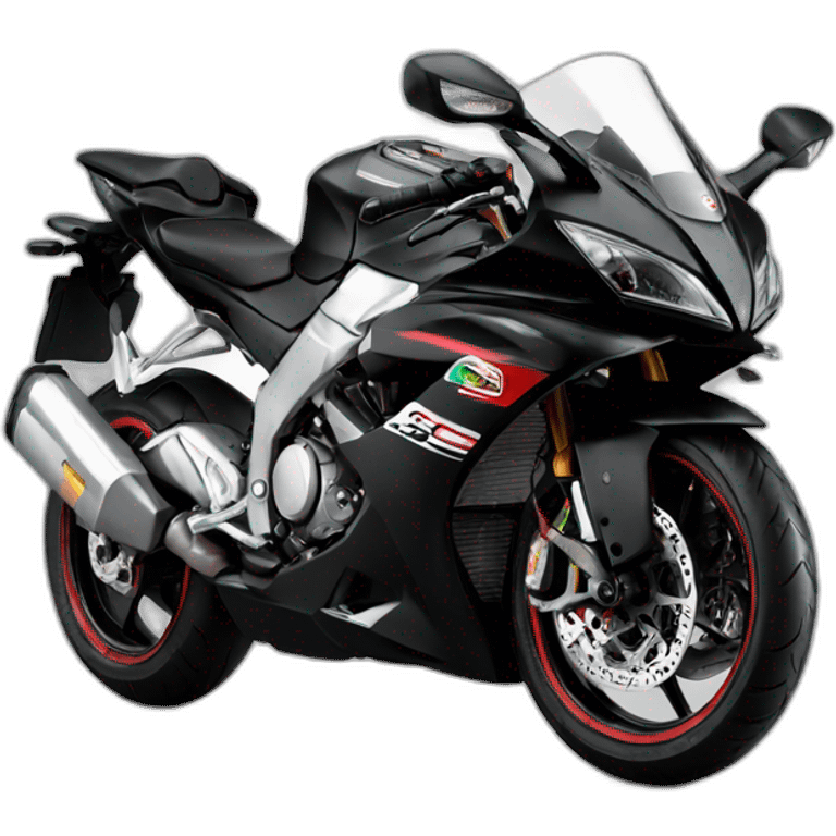 Black aprilia RS660 emoji