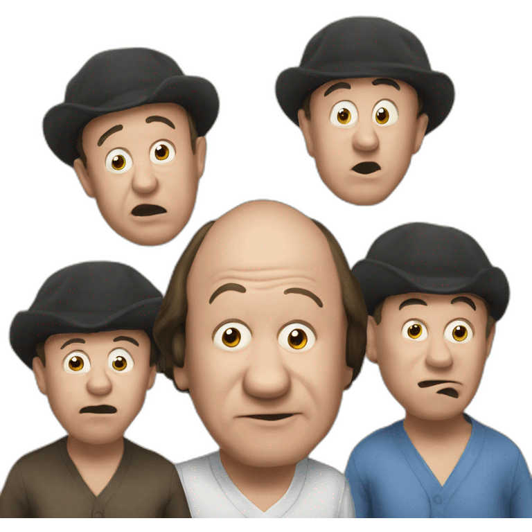 3 stooges emoji