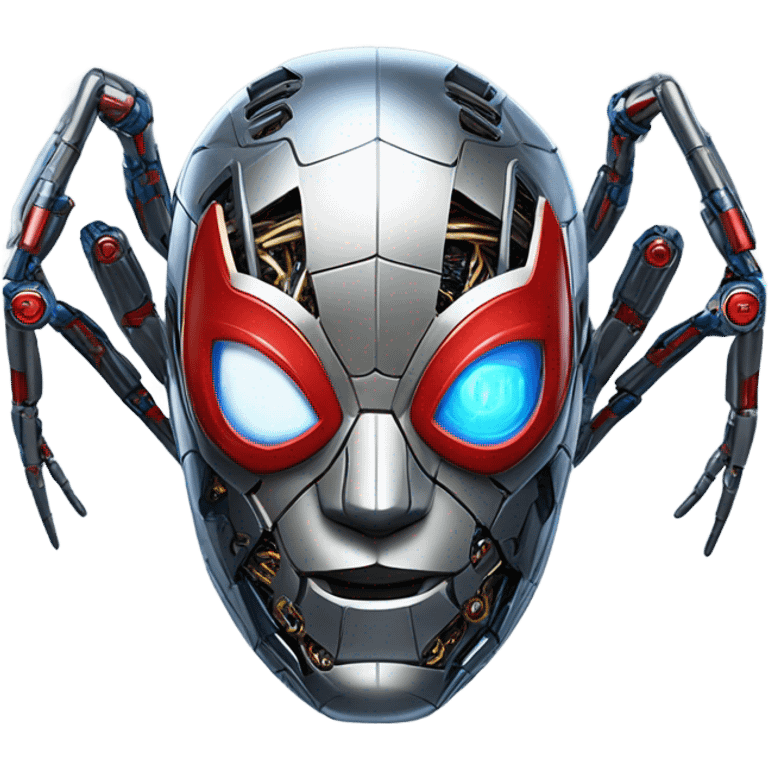 Robot spiderman terminator  emoji