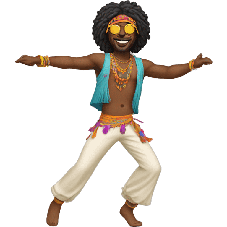 hippy dancer emoji