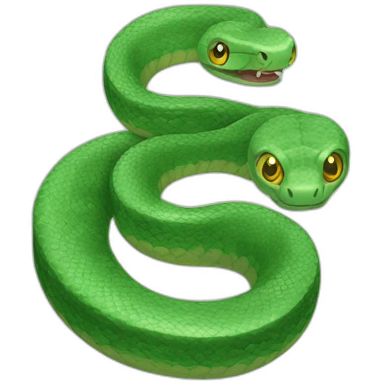 Python snake emoji