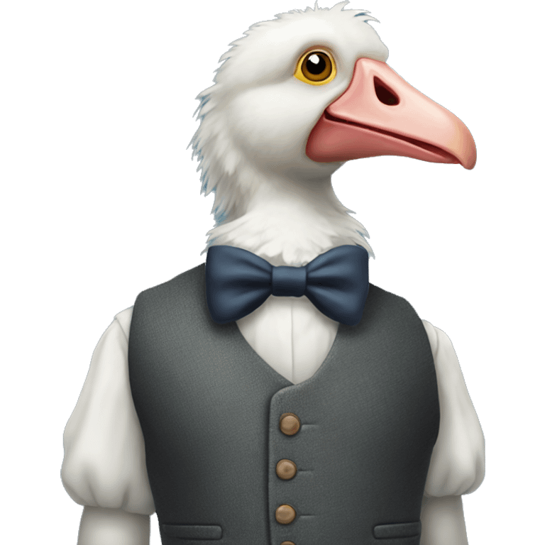 Dodo bird in a waistcoat emoji