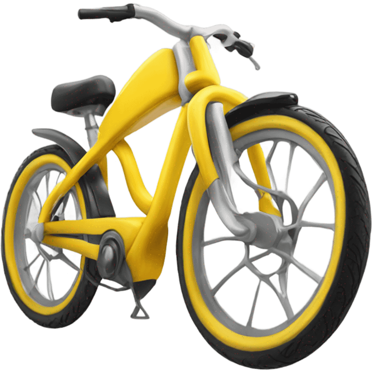 Yellow didtbike emoji