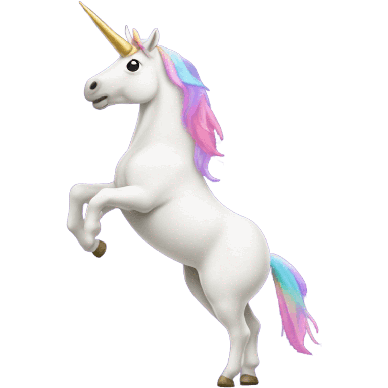 Dabbing unicorn emoji