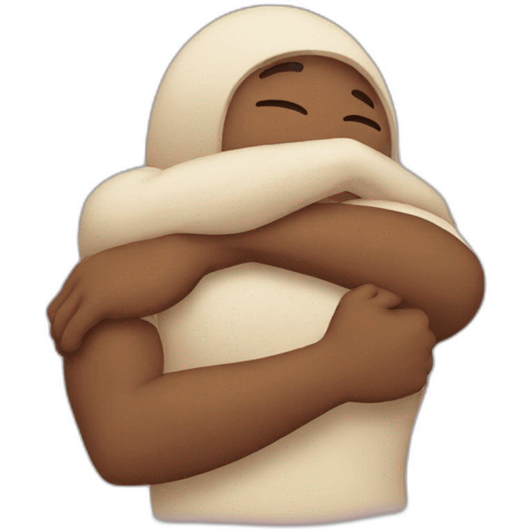 Hug love emoji