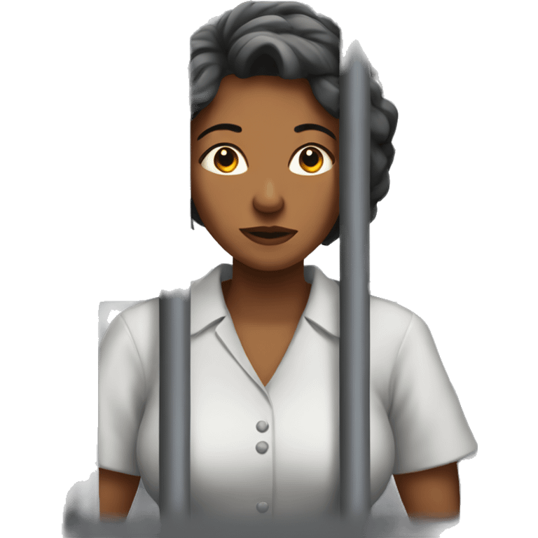 Woman in jail emoji