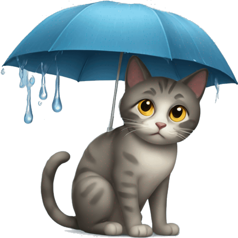 rainy cat emoji