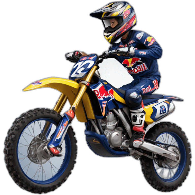 Motor cross redbull emoji