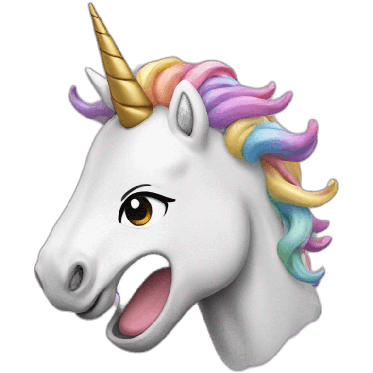 unicorn vomit emoji