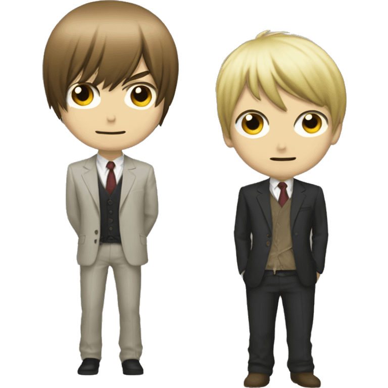 Light yagami and L emoji