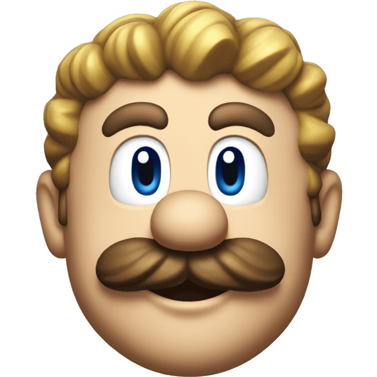 Super mario head  emoji