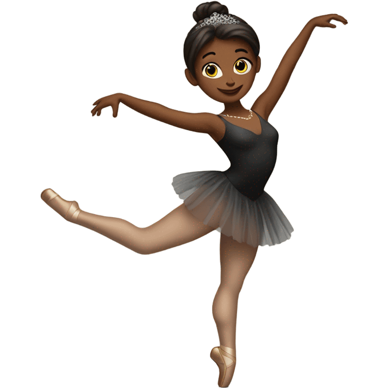 Ballet dancer in thigh highs emoji