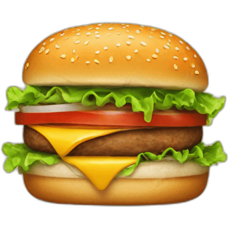 burger without cheese emoji