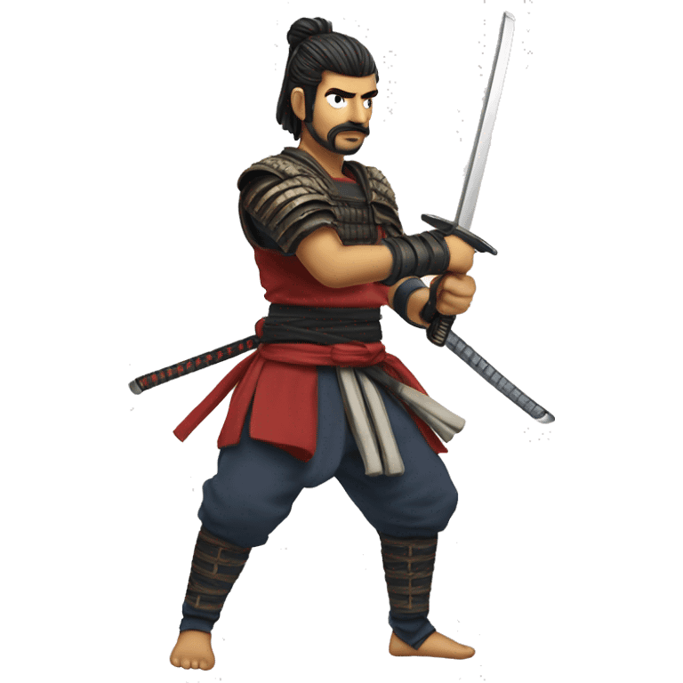 Samuraj with katana emoji