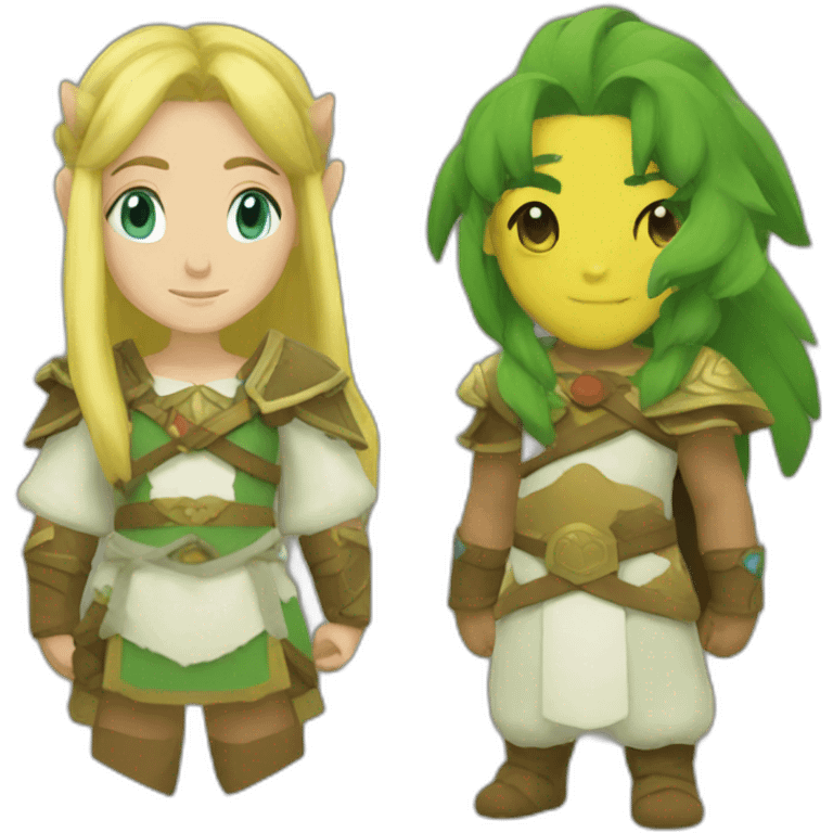 Zelda and ganodorf emoji