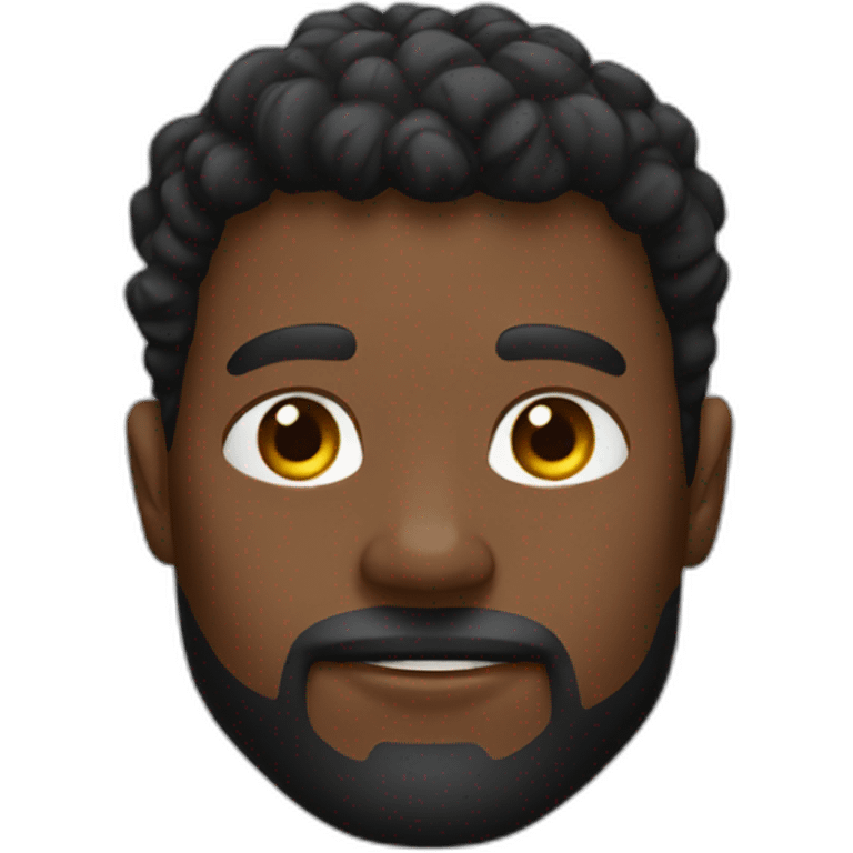 Afroamericano musculado emoji