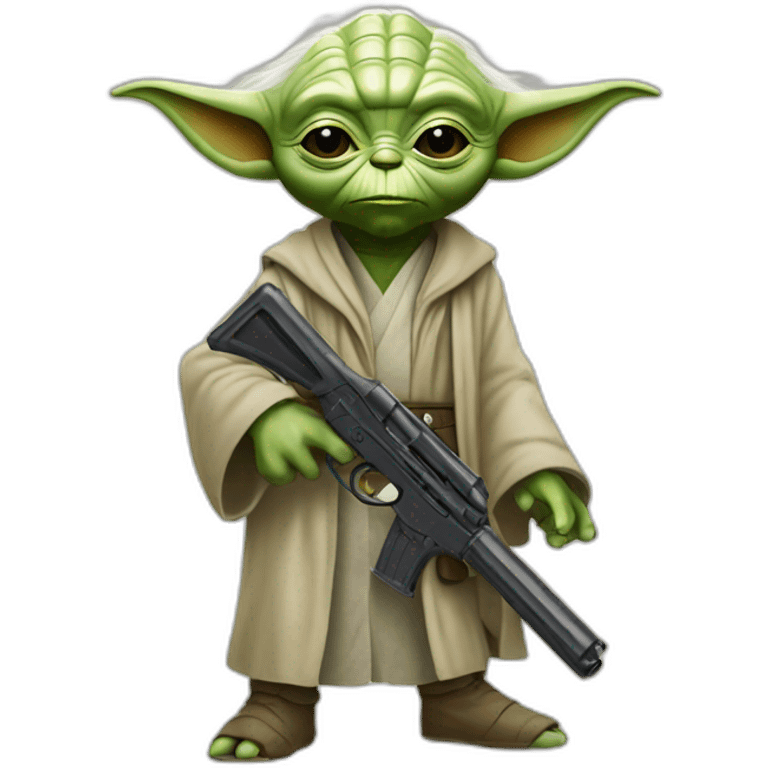 YODA-WITH-A-GUN emoji