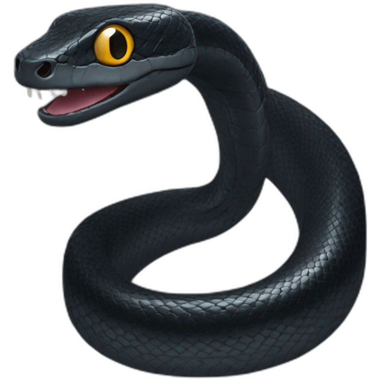 Black snake emoji