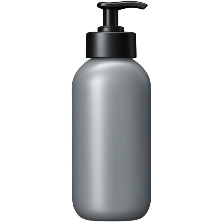 body wash in tall grey bottle that’s skinny in the middle only with black lid emoji