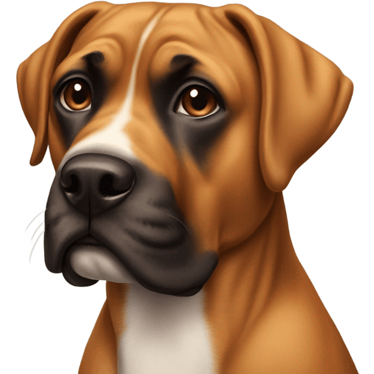 Boxer lab mix dog emoji