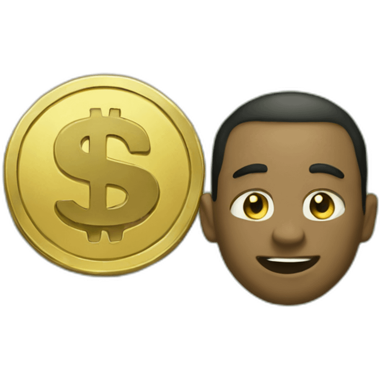 Money and urany emoji