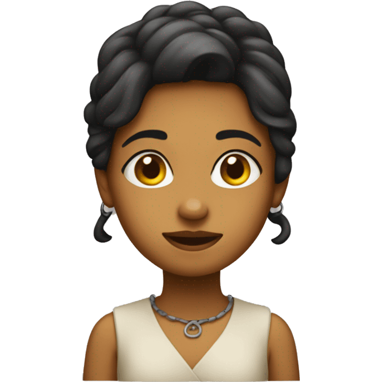 menina malada emoji