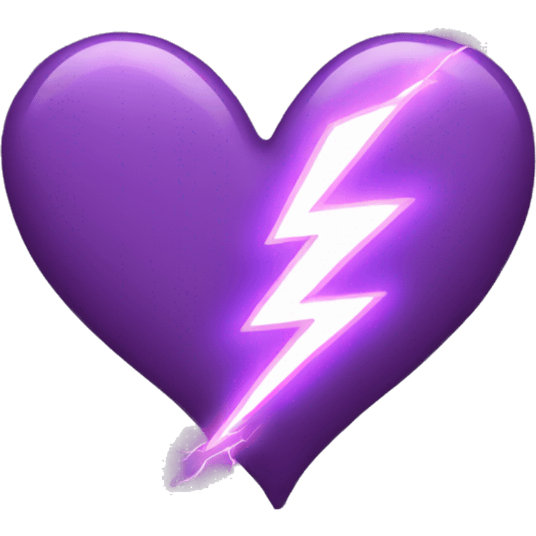 Lightning heart emoji