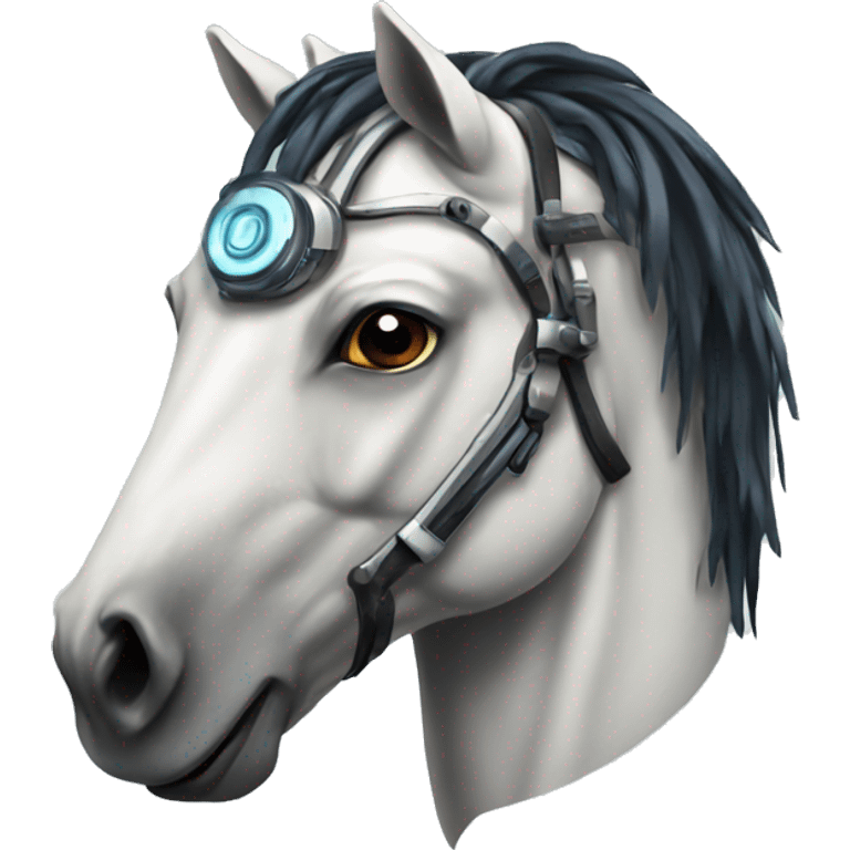 cyborg horse emoji