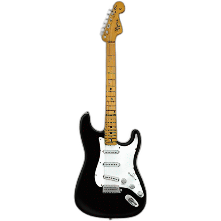 black fender stratocaster emoji