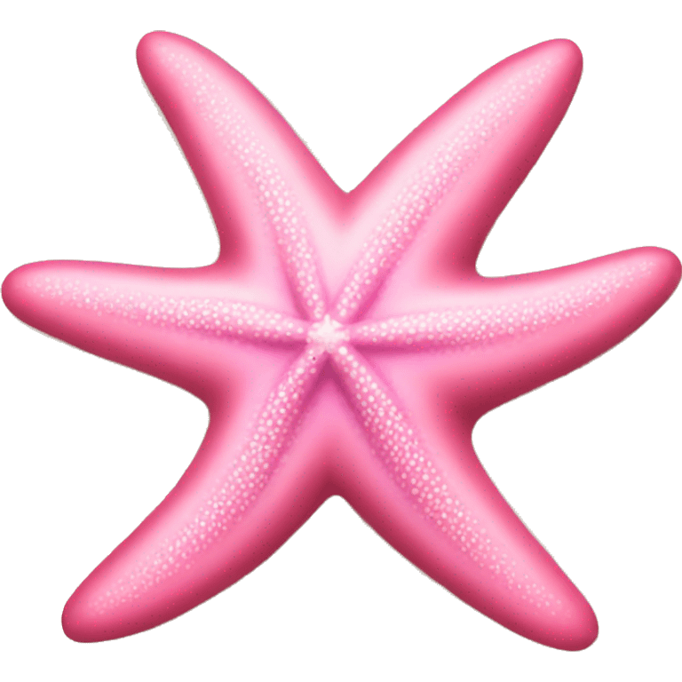 Pink starfish emoji